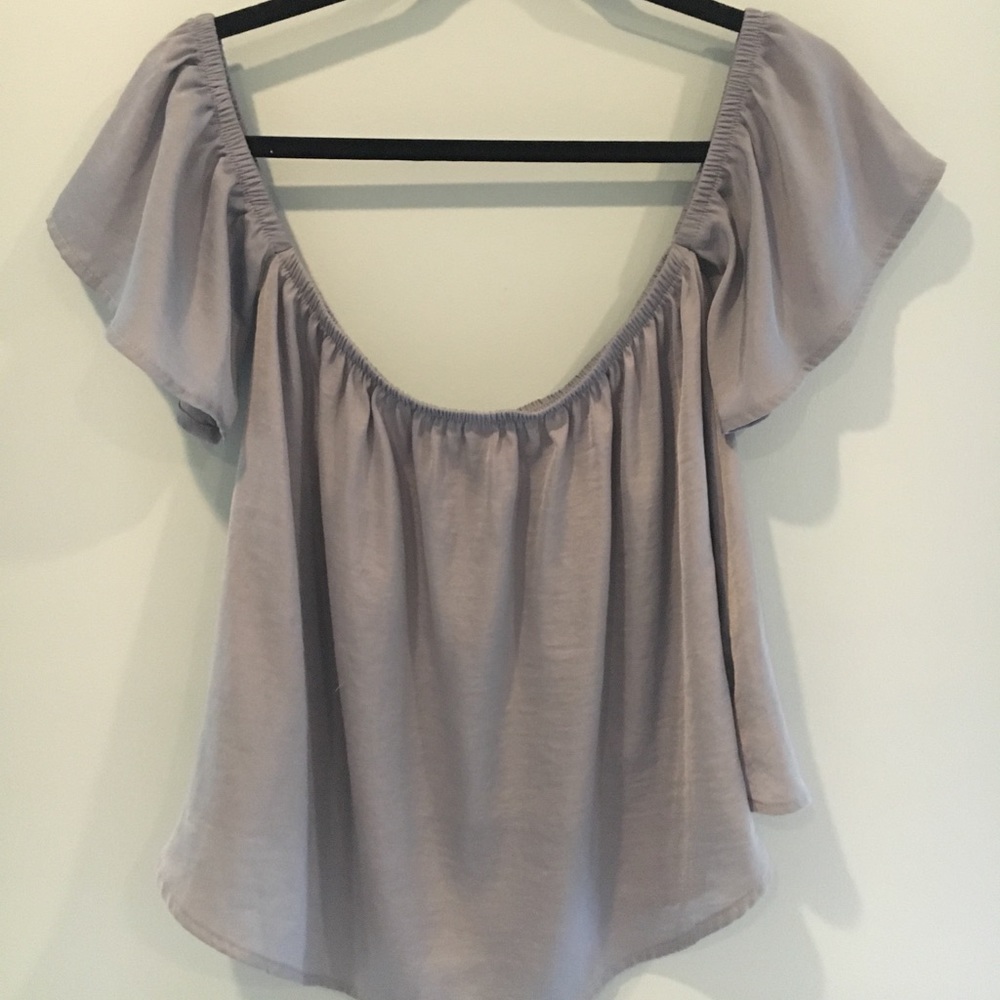 American eagle off the shoulder top